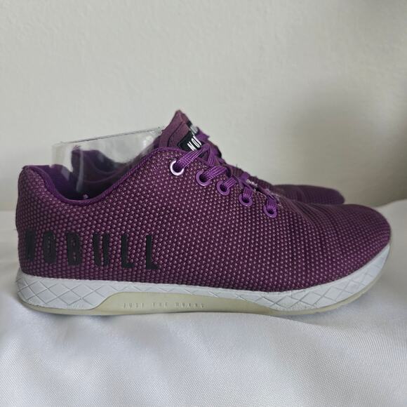 Nobull Supre Fabric Trainer Shoes Sneakers Purple Womens Size 8 Gym Crossfit - Picture 6 of 10